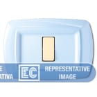 ELETTROCANALI SRL - ETNECL2594PA PLACCA TONDO 4 MOD.AZZURRO PASTELLO