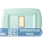 ELETTROCANALI SRL - ETNECL2594PG PLACCA TONDO 4 MOD.VERDE PASTELLO