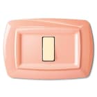 ELETTROCANALI SRL - ETNECL2591PY PLACCA TONDO 1 MOD.GIALLO PASTELLO