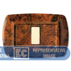 ELETTROCANALI SRL - ETNECL2592RA PLACCA TONDO 2 MODULI RADICA