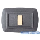 ELETTROCANALI SRL - ETNECL2593V-GC PLACCA TONDO 3 MOD.VULC. GRIGIO CHIARO