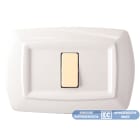 ELETTROCANALI SRL - ETNECL2592WH PLACCA TONDO 2 MODULI BIANCO