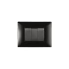ELETTROCANALI SRL - ETNECL2883N PLACCA MYLIFE Q 3 MODULI NERO