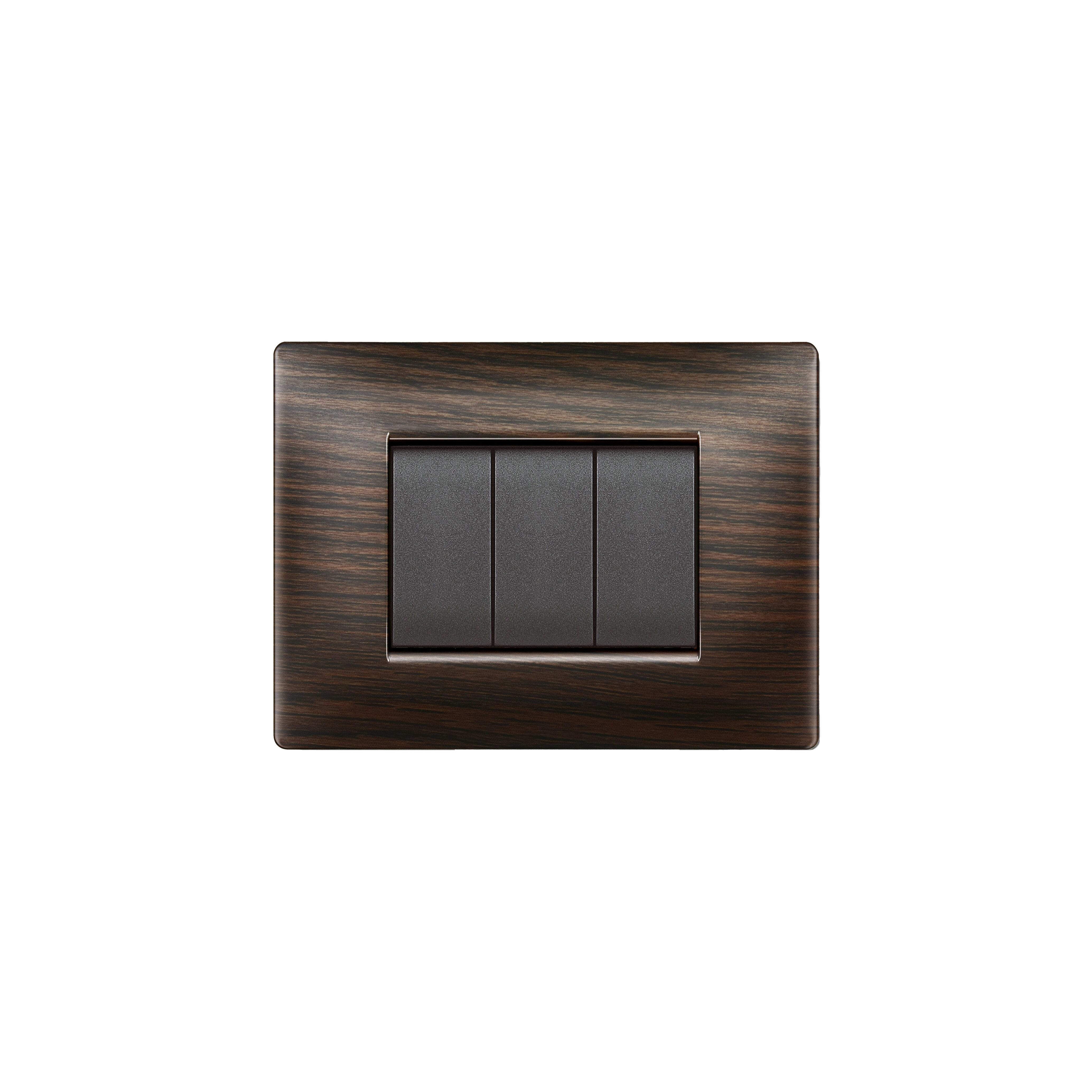 ELETTROCANALI SRL ETNECL2883WG PLACCA MYLIFE Q 3 MODULI WENG