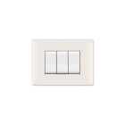 ELETTROCANALI SRL - ETNECL2883WH PLACCA MYLIFE Q 3 MODULI BIANCO