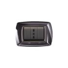 ELETTROCANALI ETNECL2983MB PLACCA MYLIFE 3 MOD.METAL BLACK