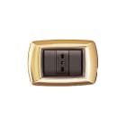 ELETTROCANALI ETNECL2983OR PLACCA MYLIFE 3 MODULI ORO