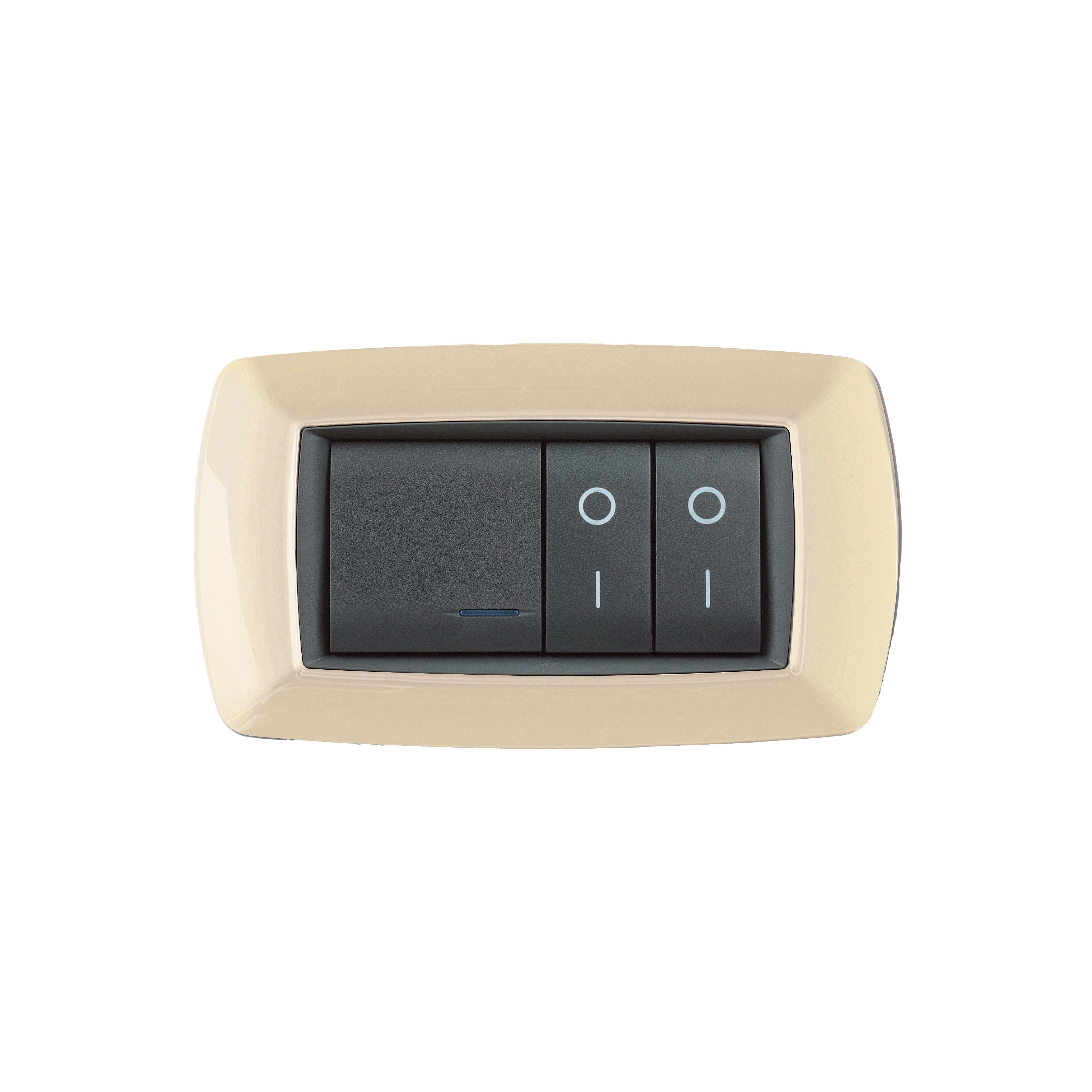 ELETTROCANALI SRL ETNECL2984A PLACCA MYLIFE 4 MODULI AVORIO
