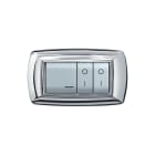 ELETTROCANALI SRL - ETNECL2984CR PLACCA MYLIFE 4 MODULI CROMO