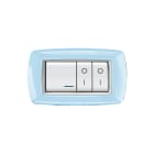 ELETTROCANALI SRL - ETNECL2984PA PLACCA MYLIFE 4 MOD.AZZURRO PASTELLO