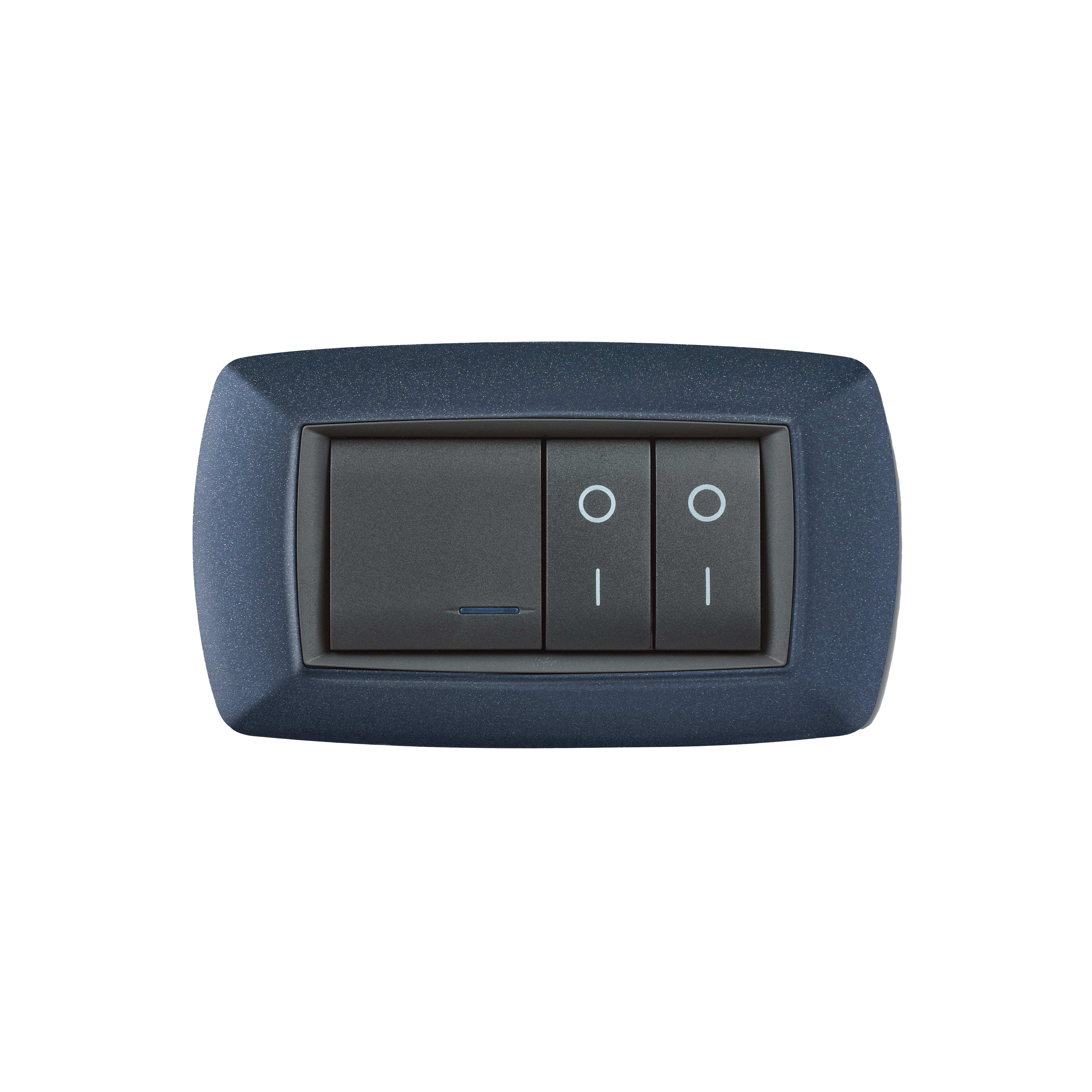 ELETTROCANALI SRL ETNECL2984V-CZ PLACCA MYLIFE 4 MOD.VULC.CARTA ZUC.