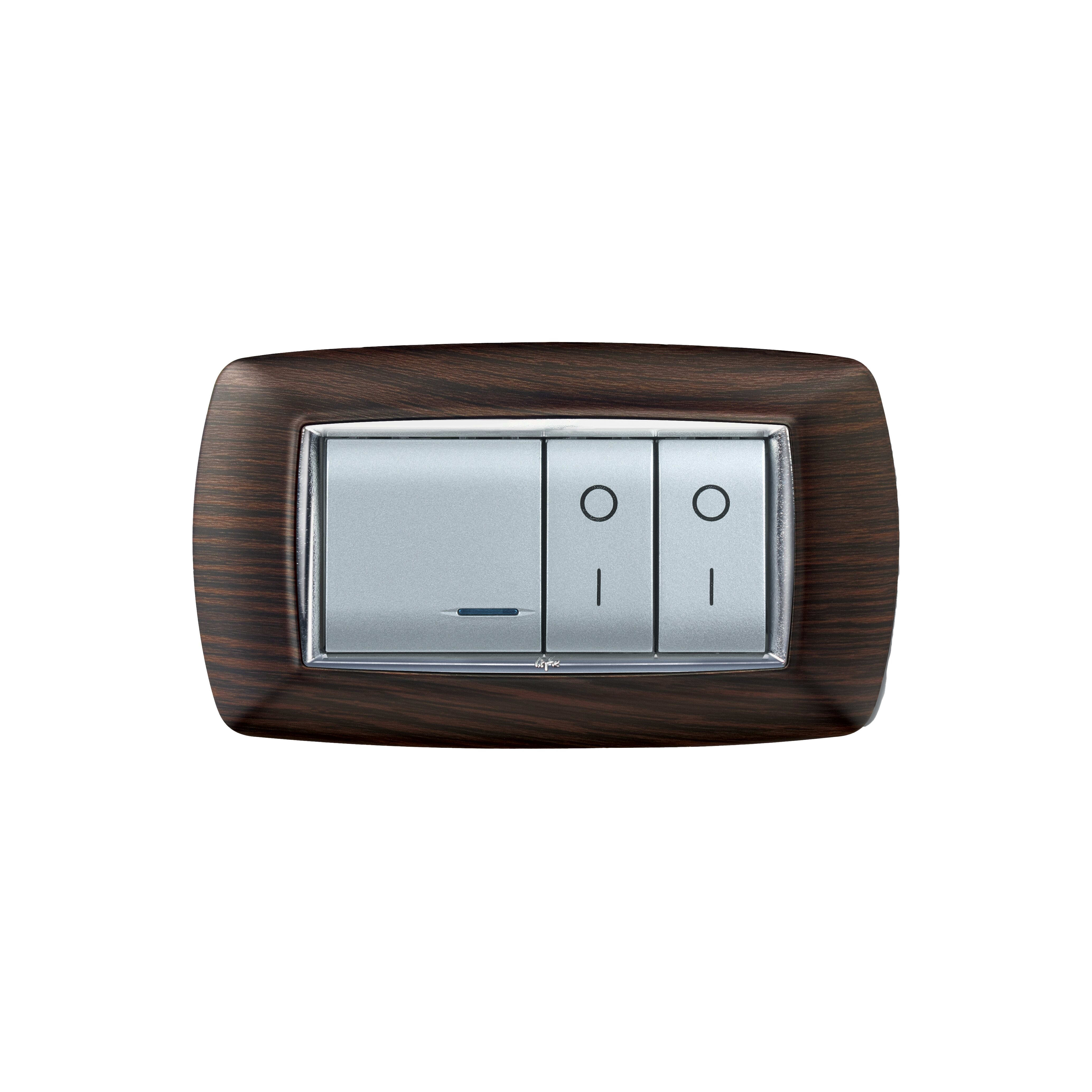 ELETTROCANALI SRL ETNECL2984WG PLACCA MYLIFE 4 MODULI WENG