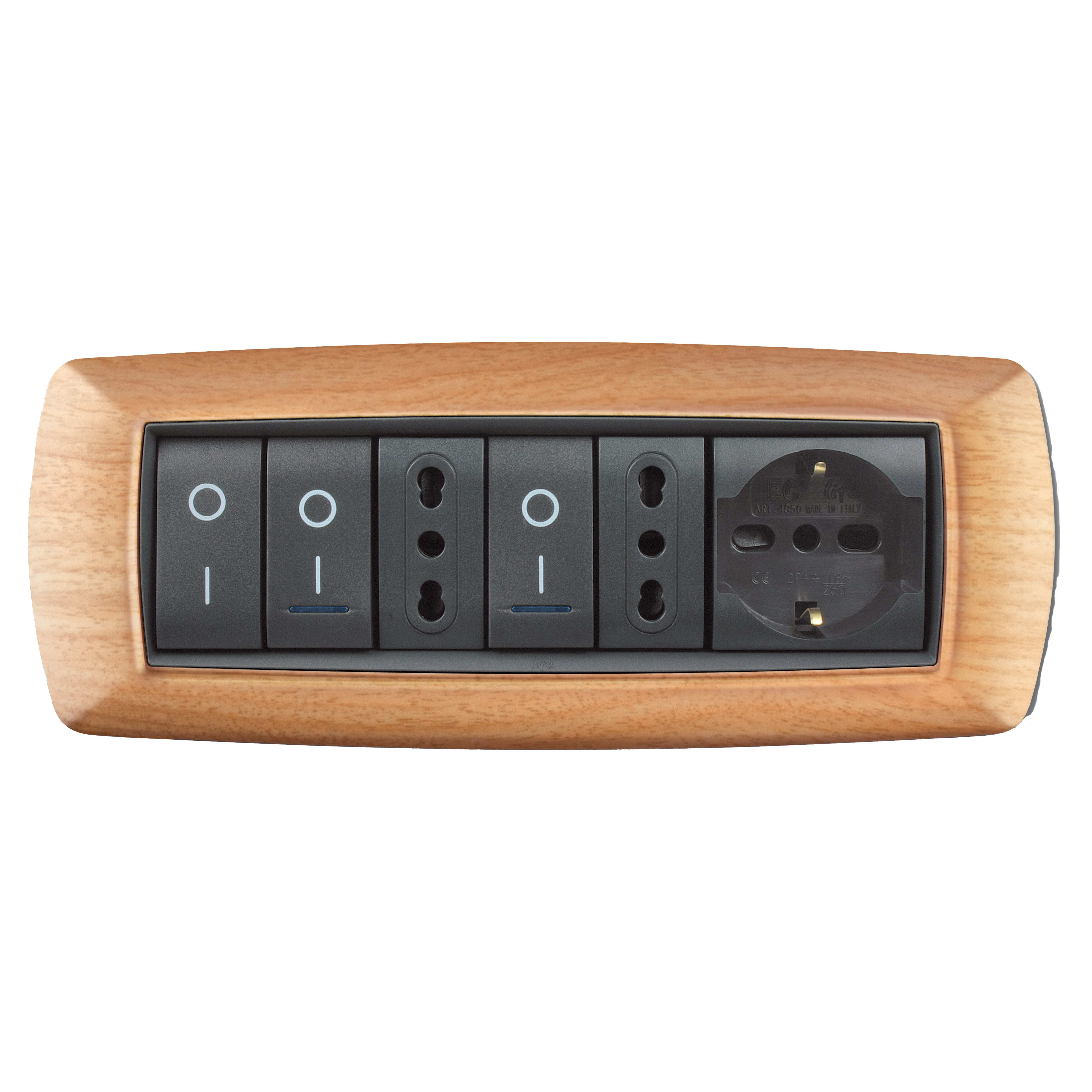ELETTROCANALI SRL ETNECL2987BT PLACCA MYLIFE 7 MODULI BETULLA