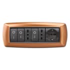 ELETTROCANALI SRL - ETNECL2987RM PLACCA MYLIFE 7 MODULI RAME