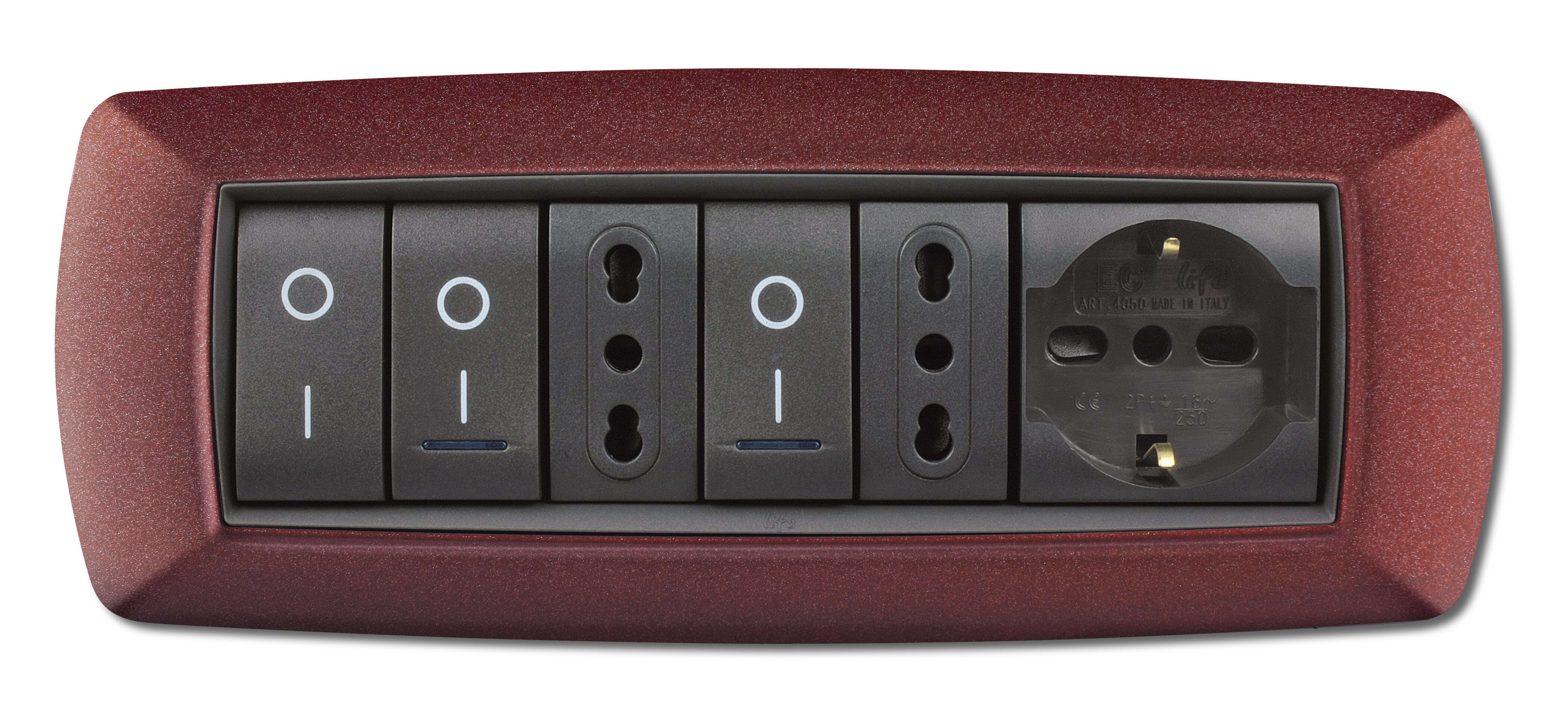 ELETTROCANALI SRL ETNECL2987V-AR PLACCA MYLIFE 7 MOD.VULC.ARAGOSTA