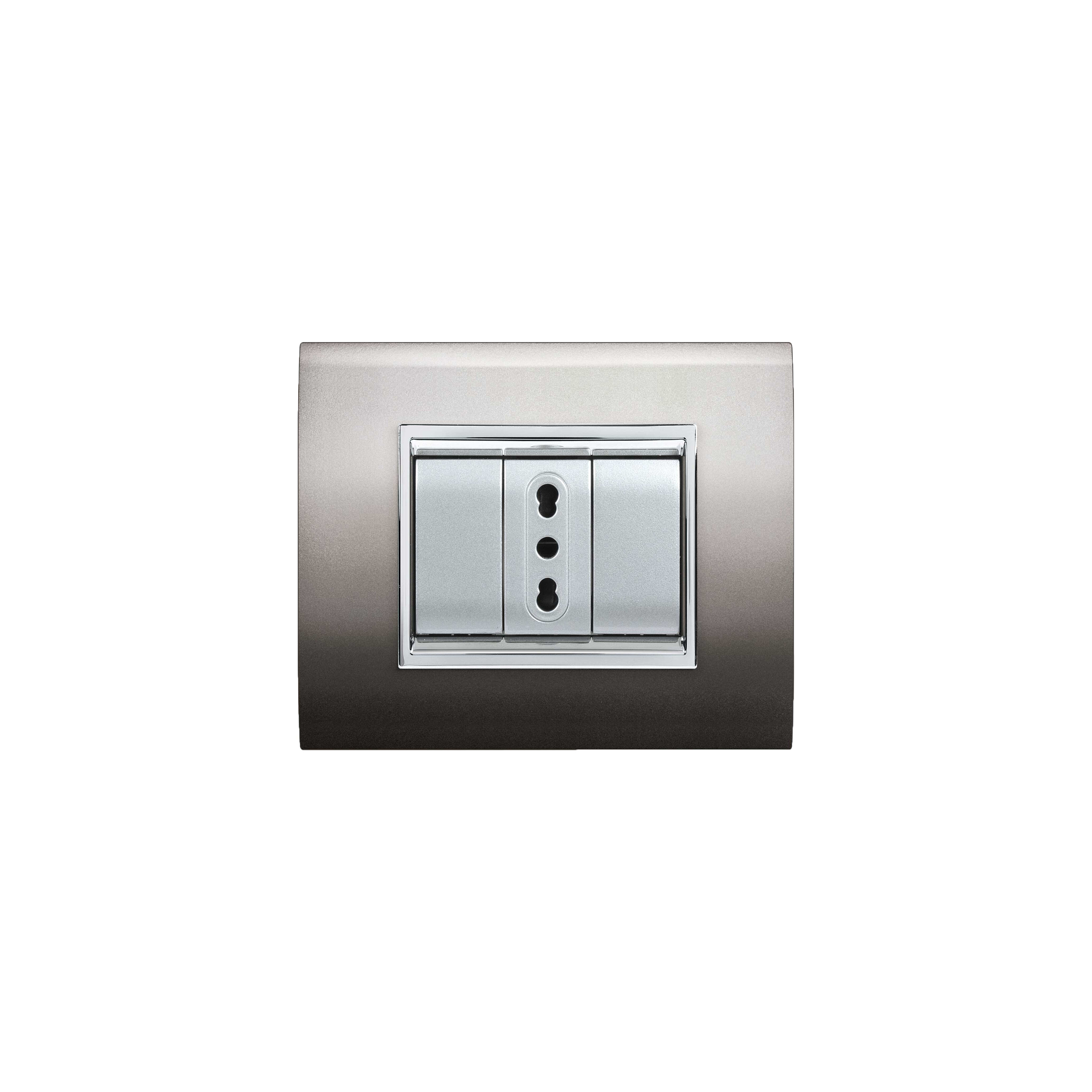 ELETTROCANALI SRL ETNECL3083AN PLACCA NEWPRESTIGE 3 MOD.ALLUMINIO N.