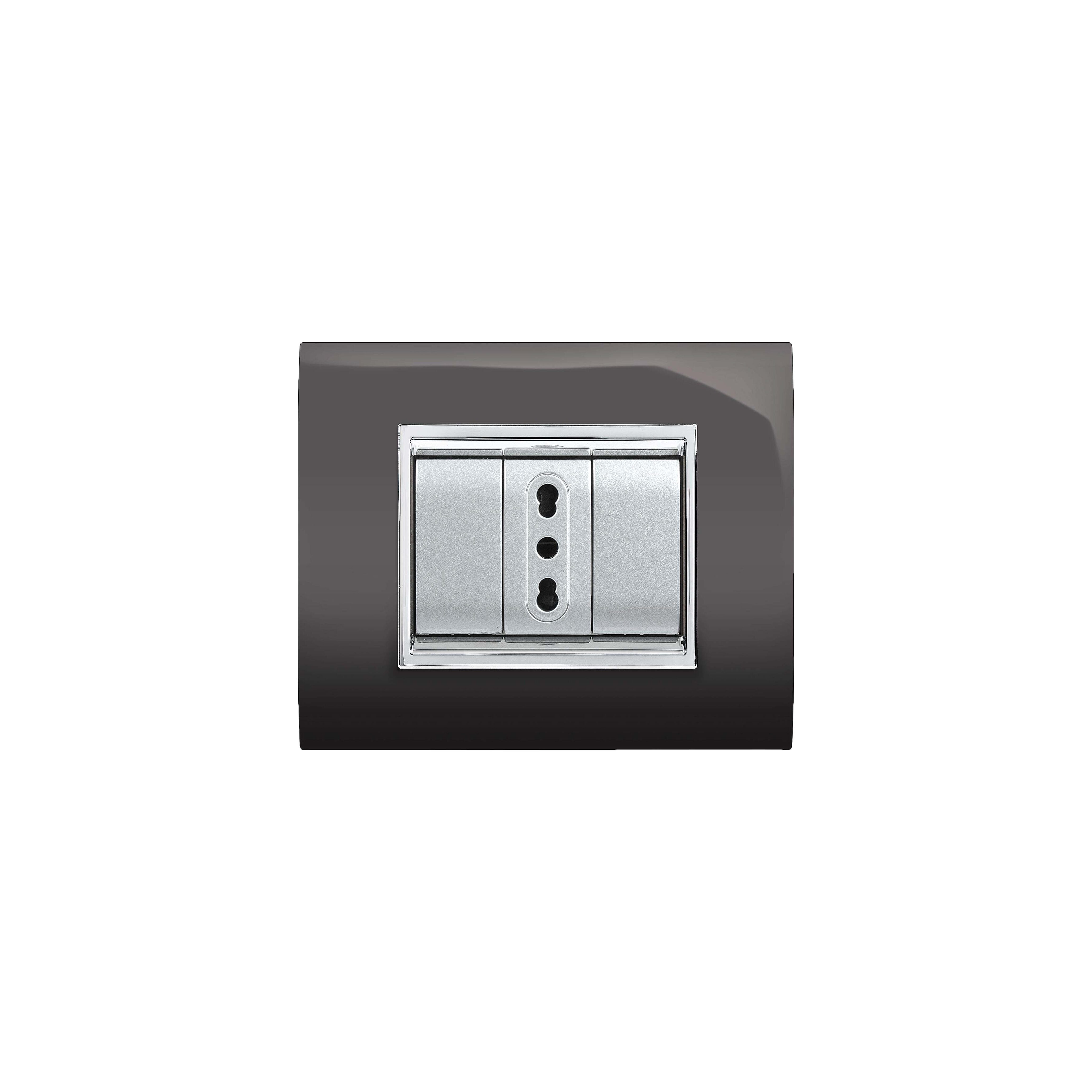 ELETTROCANALI SRL ETNECL3083GS PLACCA NEWPRESTIGE 3 MOD.GRIGIO SCURO
