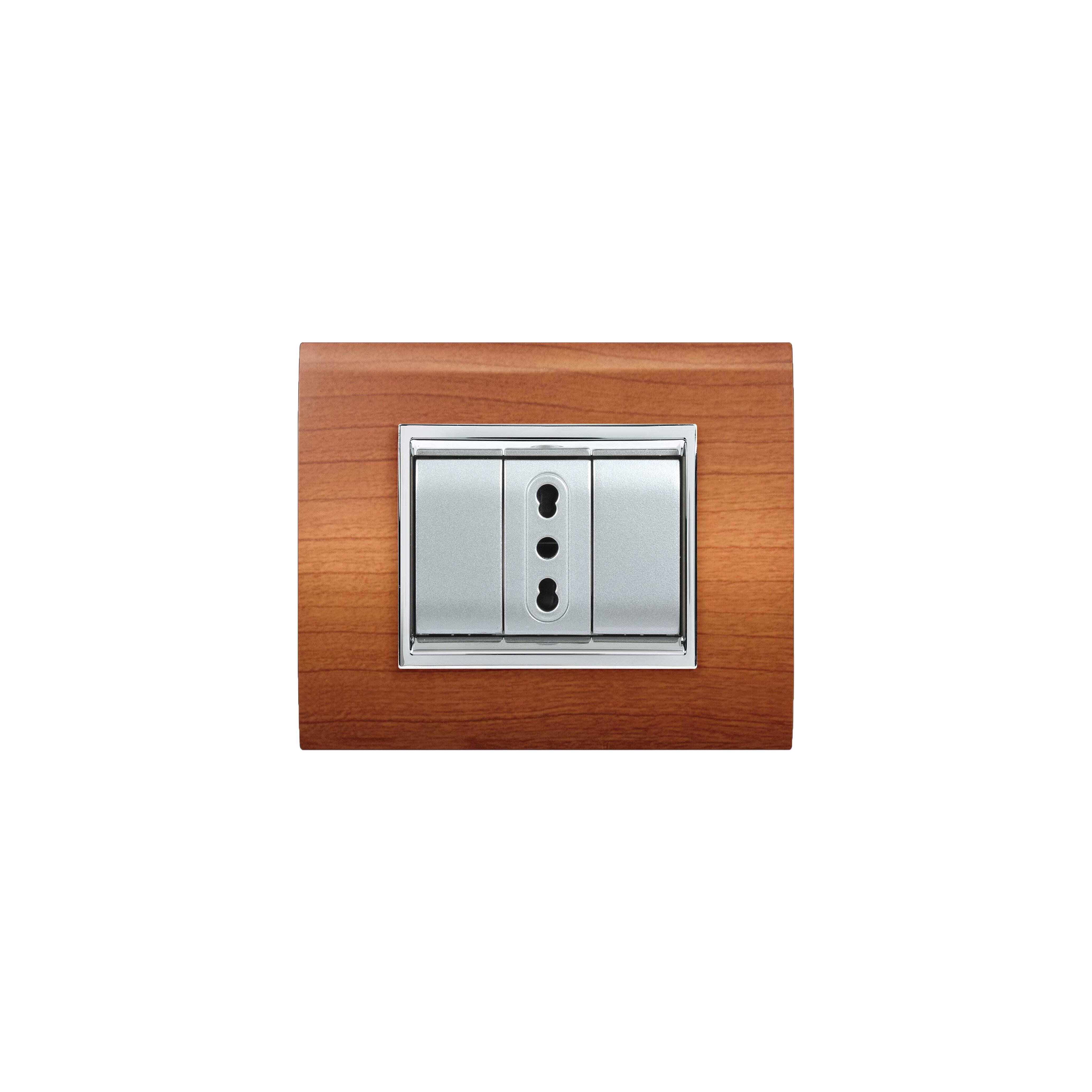 ELETTROCANALI SRL ETNECL3083LC PLACCA NEWPRESTIGE 3 MOD.LEGNO CHIARO