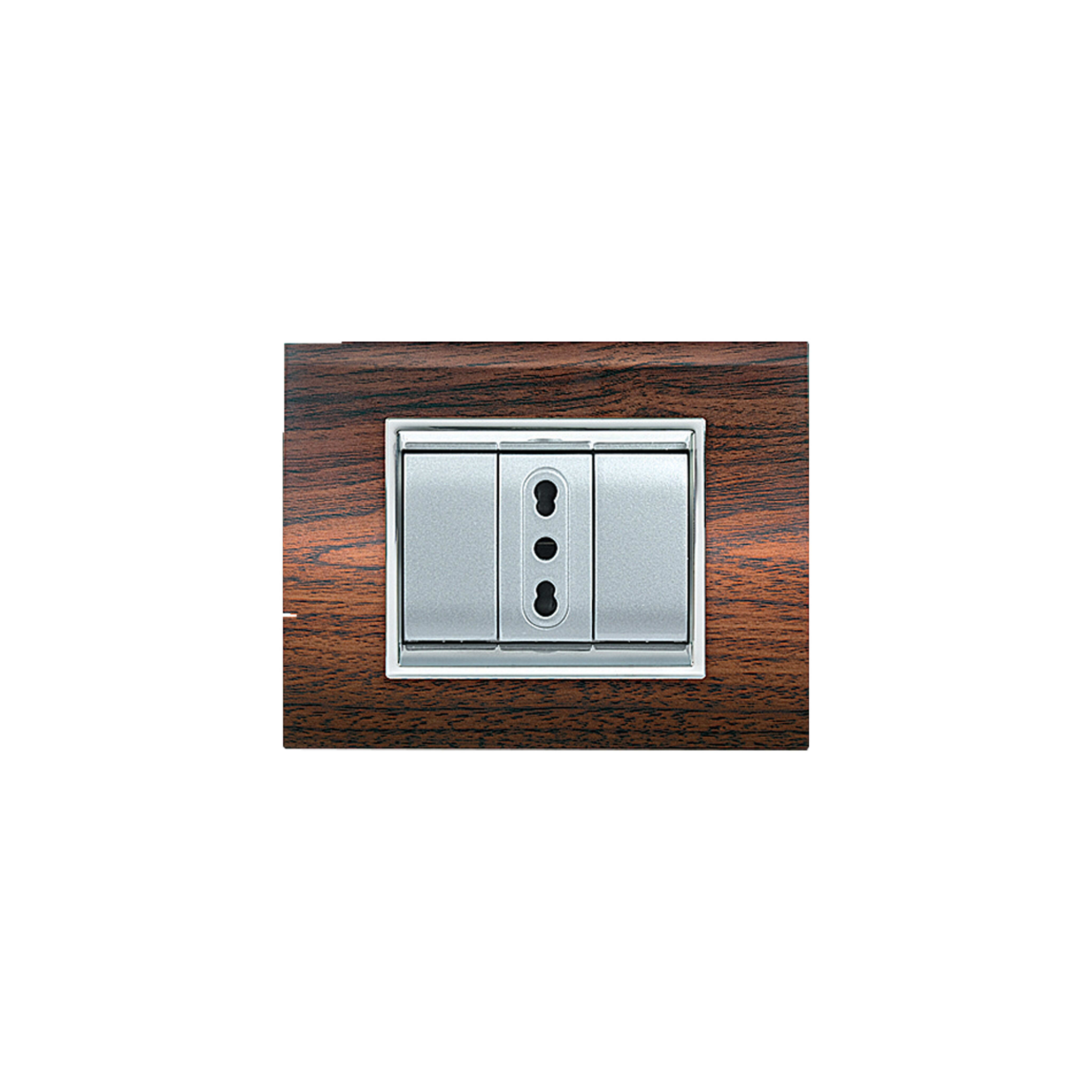 ELETTROCANALI SRL ETNECL3083LS PLACCA NEWPRESTIGE 3 MOD.LEGNO SCURO