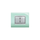 ELETTROCANALI SRL - ETNECL3083PG PLACCA NEWPRESTIGE 3 MOD.VERDE PAST.