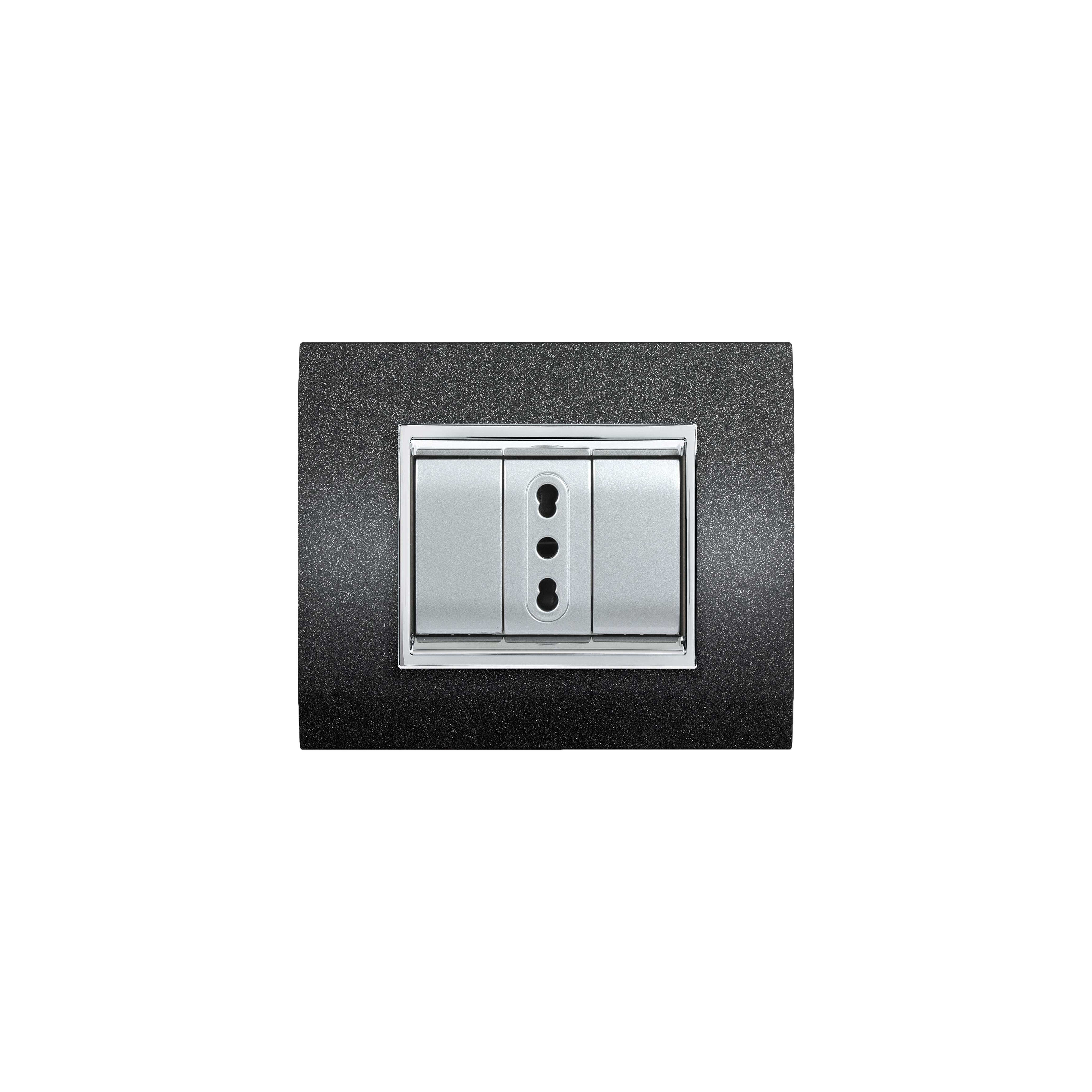 ELETTROCANALI SRL ETNECL3083V-GN PLACCA NEWPRESTIGE 3 MOD.VULC.GRIGIO N.