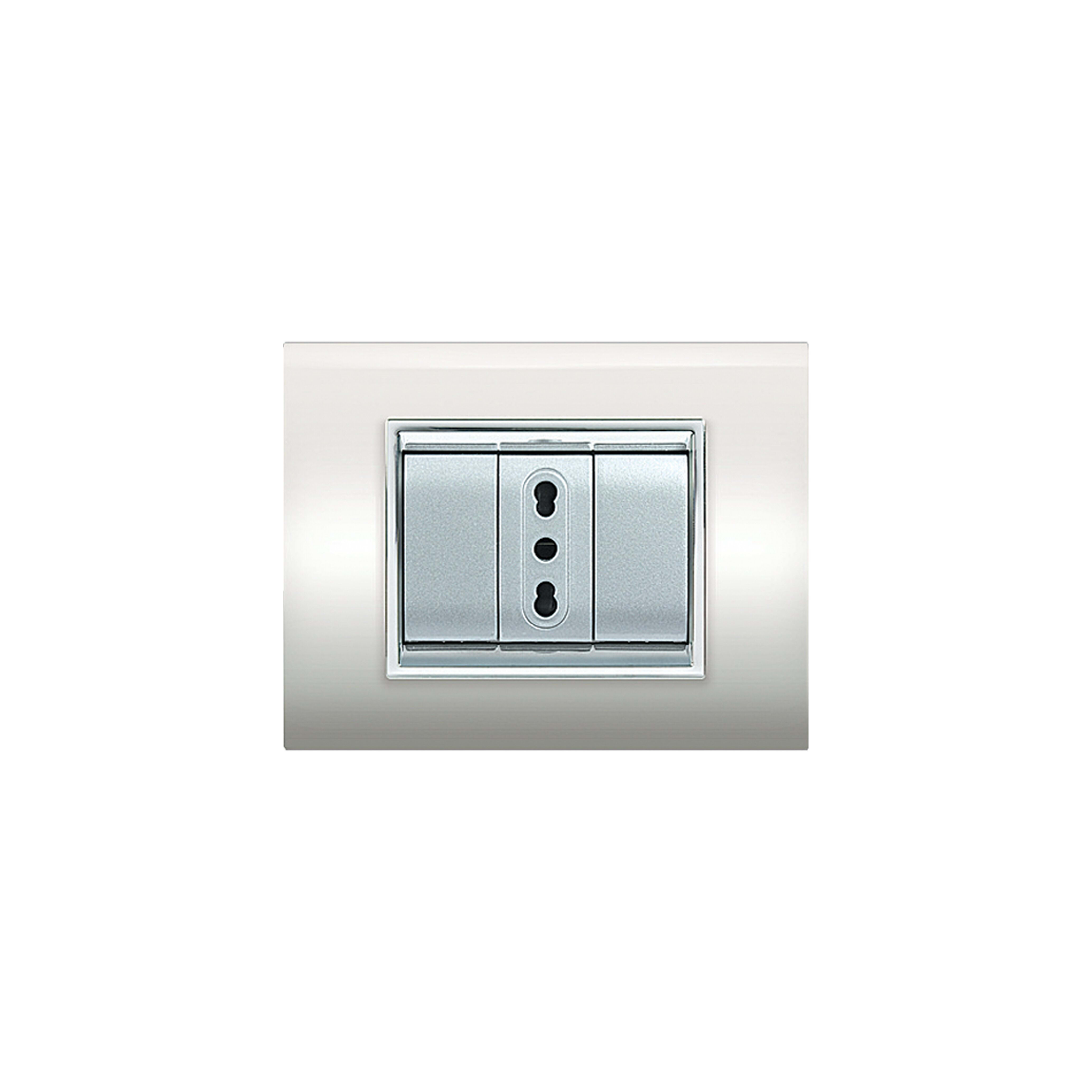 ELETTROCANALI SRL ETNECL3083WH PLACCA NEWPRESTIGE 3 MODULI BIANCO