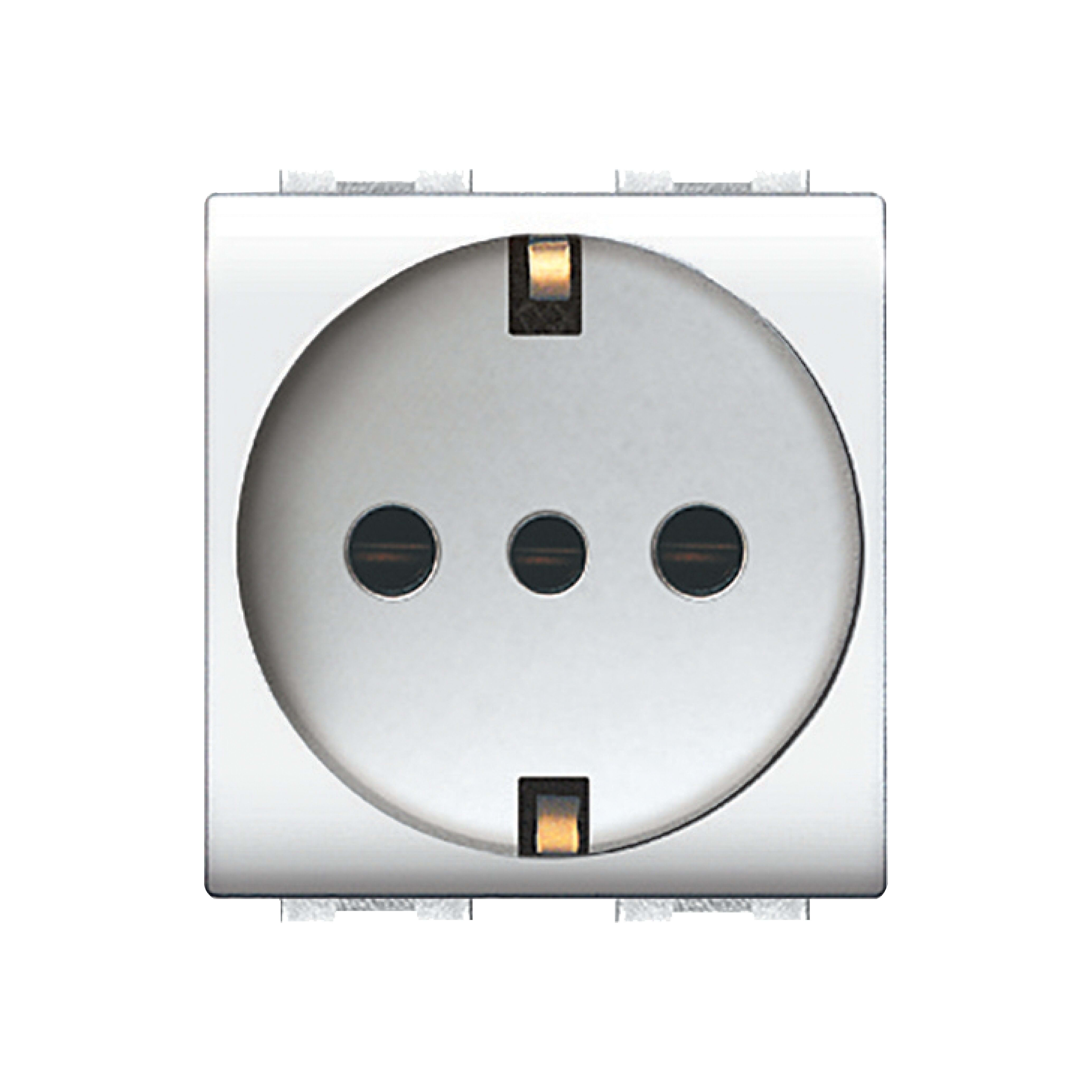 ELETTROCANALI SRL ETNECL4046WH PRESA ITA.UNEL SIC.MYLIFE 2P+T16A BI