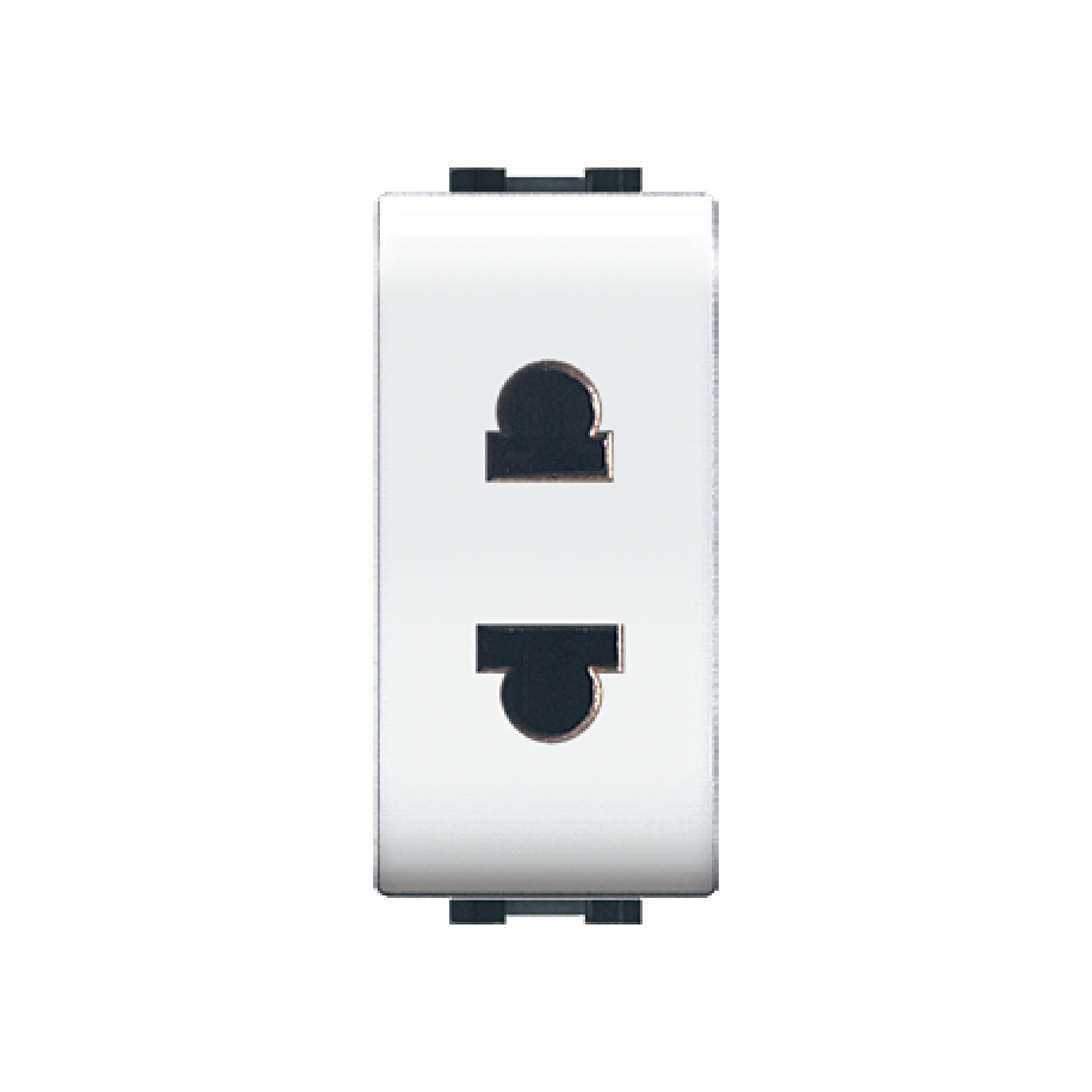 ELETTROCANALI SRL ETNECL4049WH PRESA EUROAM.SIC.MYLIFE 2P 16A BI