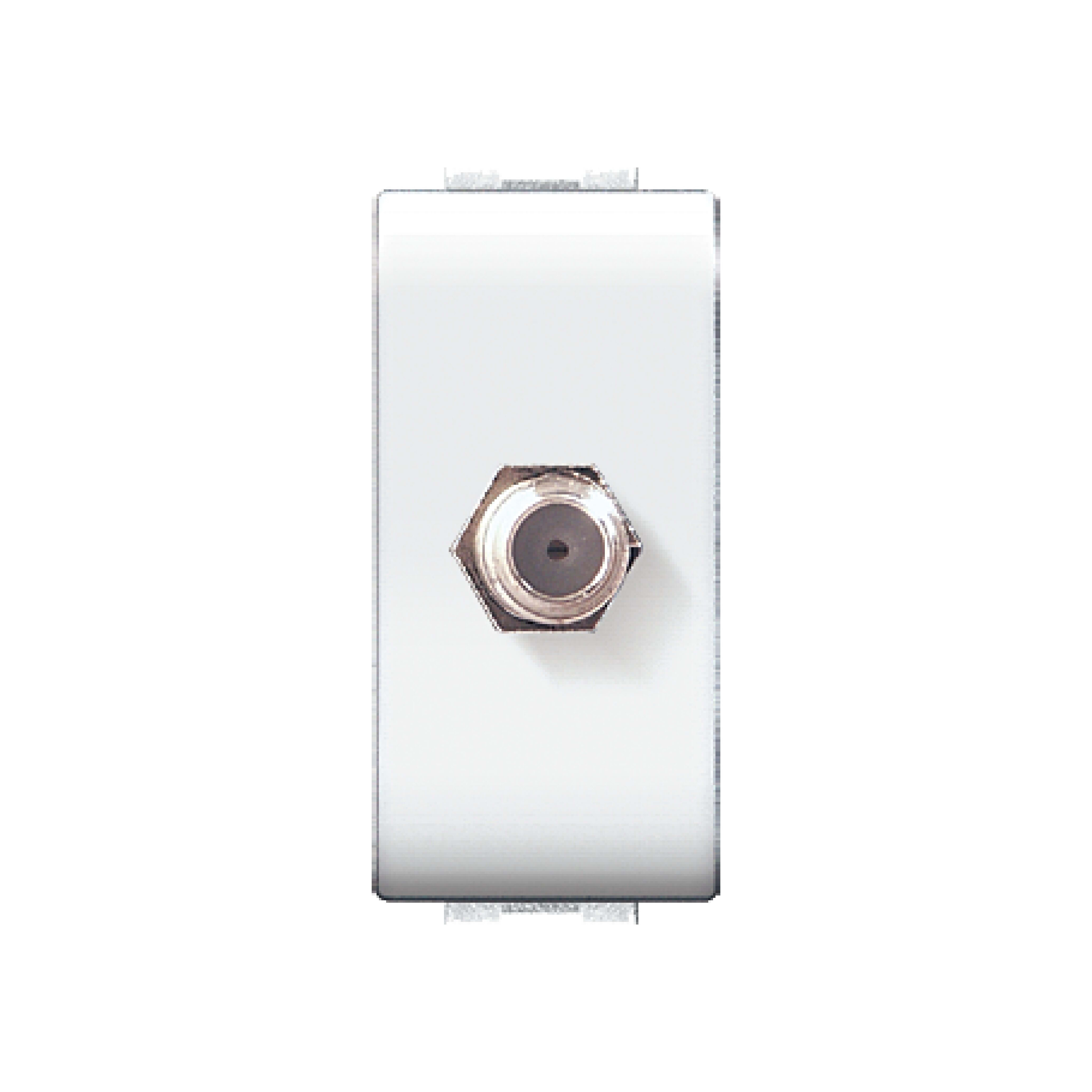ELETTROCANALI SRL ETNECL4053SATWH PRESA COAS. SAT TIPO F MYLIFE CONN.F BI