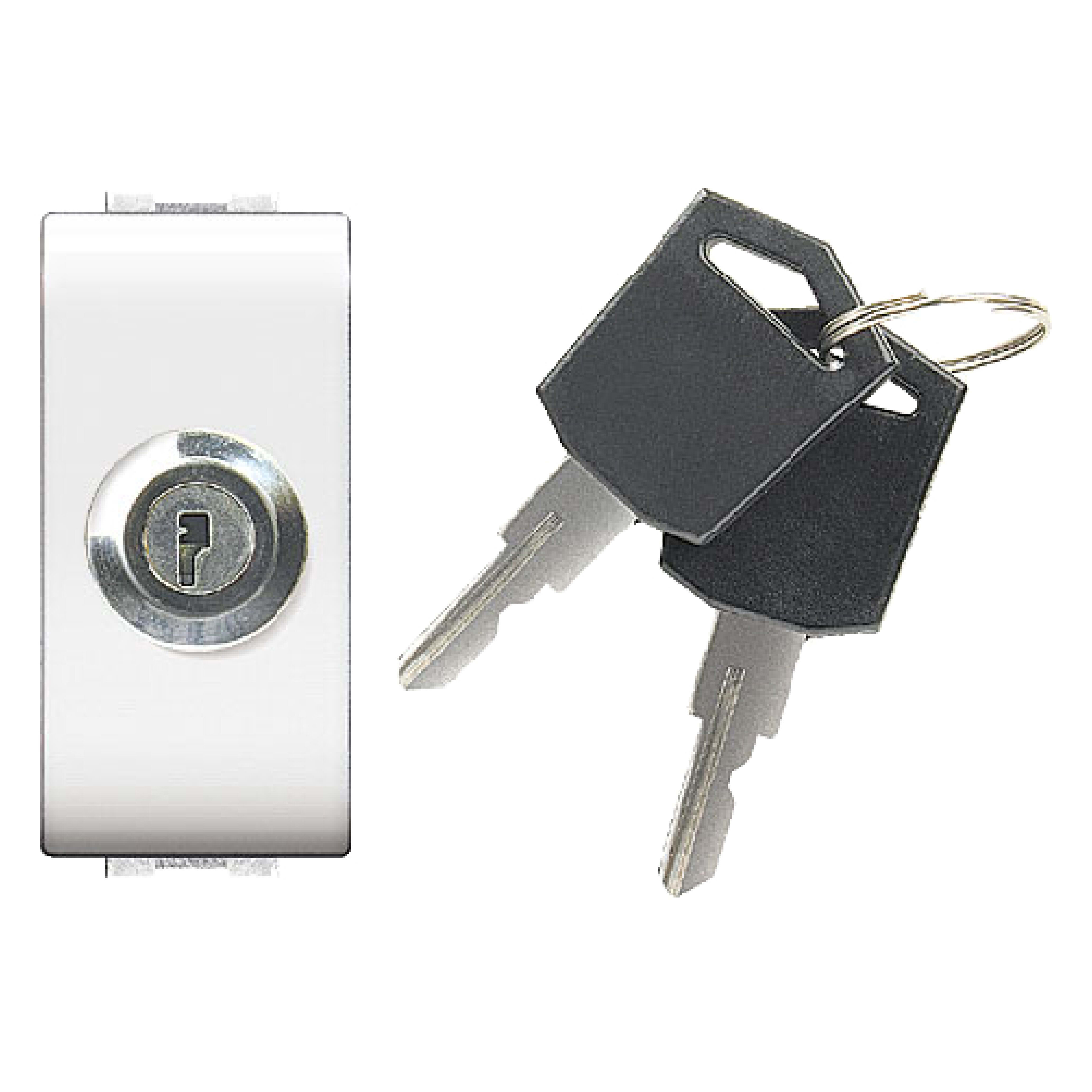 ELETTROCANALI SRL ETNECL4061WH INTERRUTTORE UNIP.CON CHIAVE MYLIFE 10A