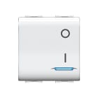 ELETTROCANALI ETNECL409016WH COPRITASTO DOPPIO BIP.ILLUM.MYLIFE BI.