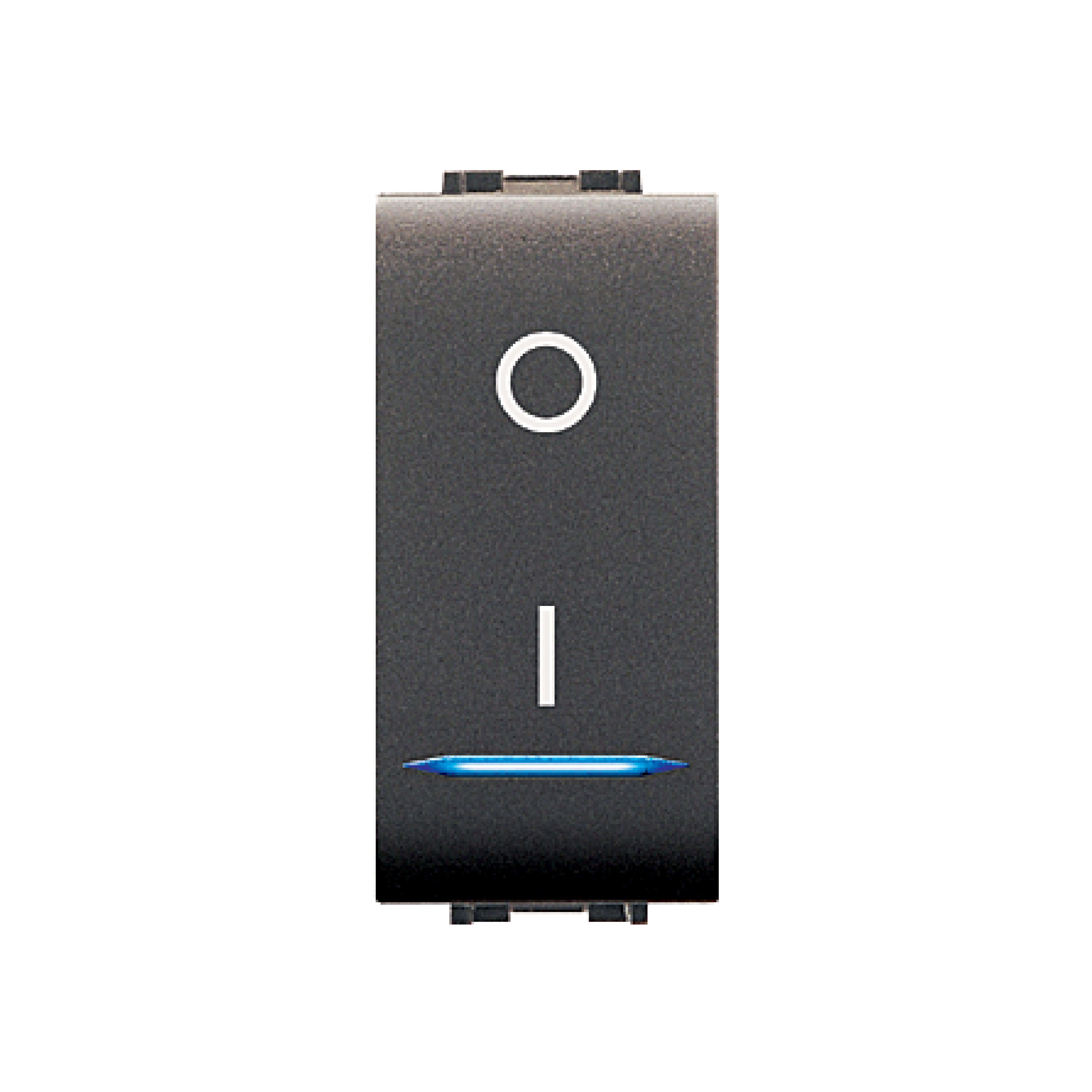 ELETTROCANALI SRL ETNECL40906 COPRITASTO SING.ILLUM.MYLIFE INT.BIP