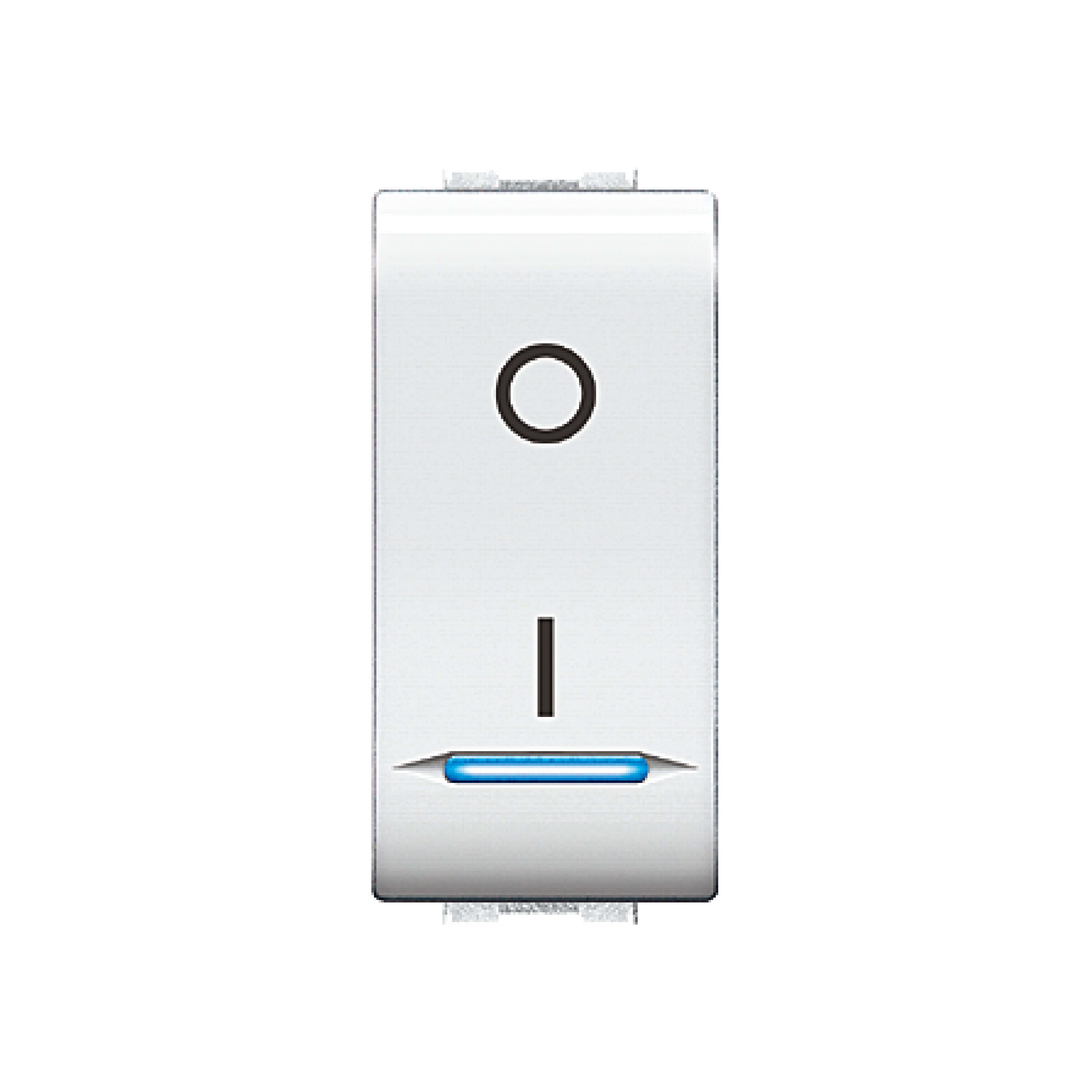 ELETTROCANALI SRL ETNECL40906WH COPRITASTO SING.ILLUM.MYLIFE INT.BIP BI