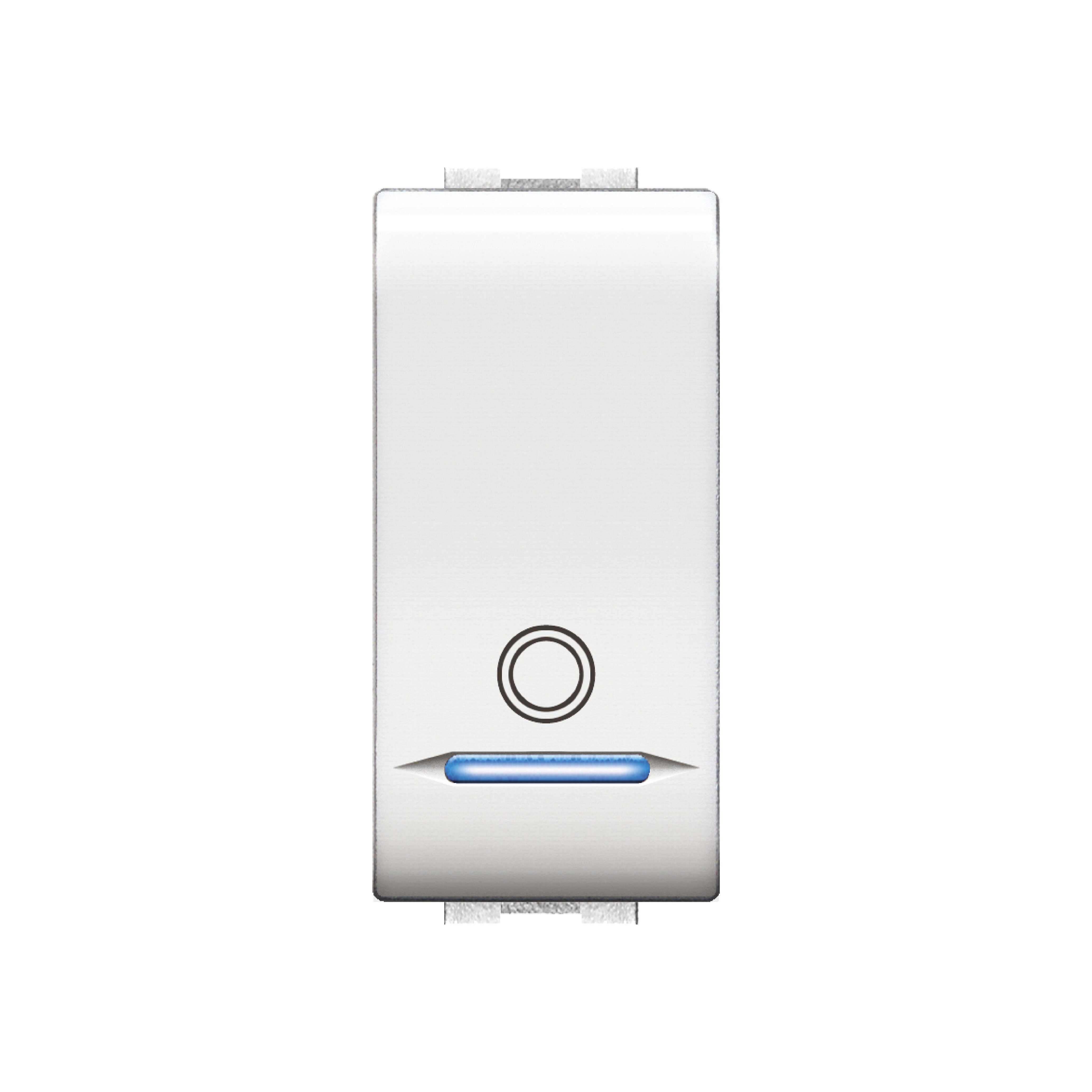 ELETTROCANALI SRL ETNECL40908WH COPRITASTO SING. ILLUM.MYLIFE PULS.GEN B