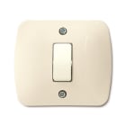 ELETTROCANALI ETNECLPR651F PLACCA AUTOPORTANTE 1 MODULO AVORIO