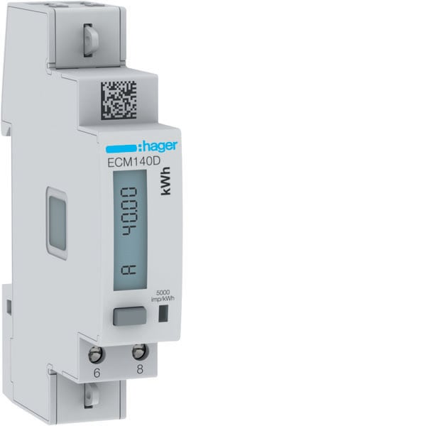 HAGER HAGECM140D CONTATORE 1F DIR 40A MBUS MID 1M
