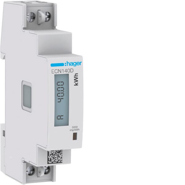 HAGER - HAGECN140D Energiezahler 1phasig,direkt 40A
