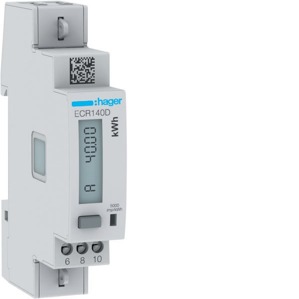 HAGER HAGECR140D Energiezahler 1ph,direkt 40A, MODBUS,MID