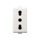 ELETTROCANALI ETNECSE8080 PRESA ITA.BIV.SIC.EASY 2P+T10/16A BI.