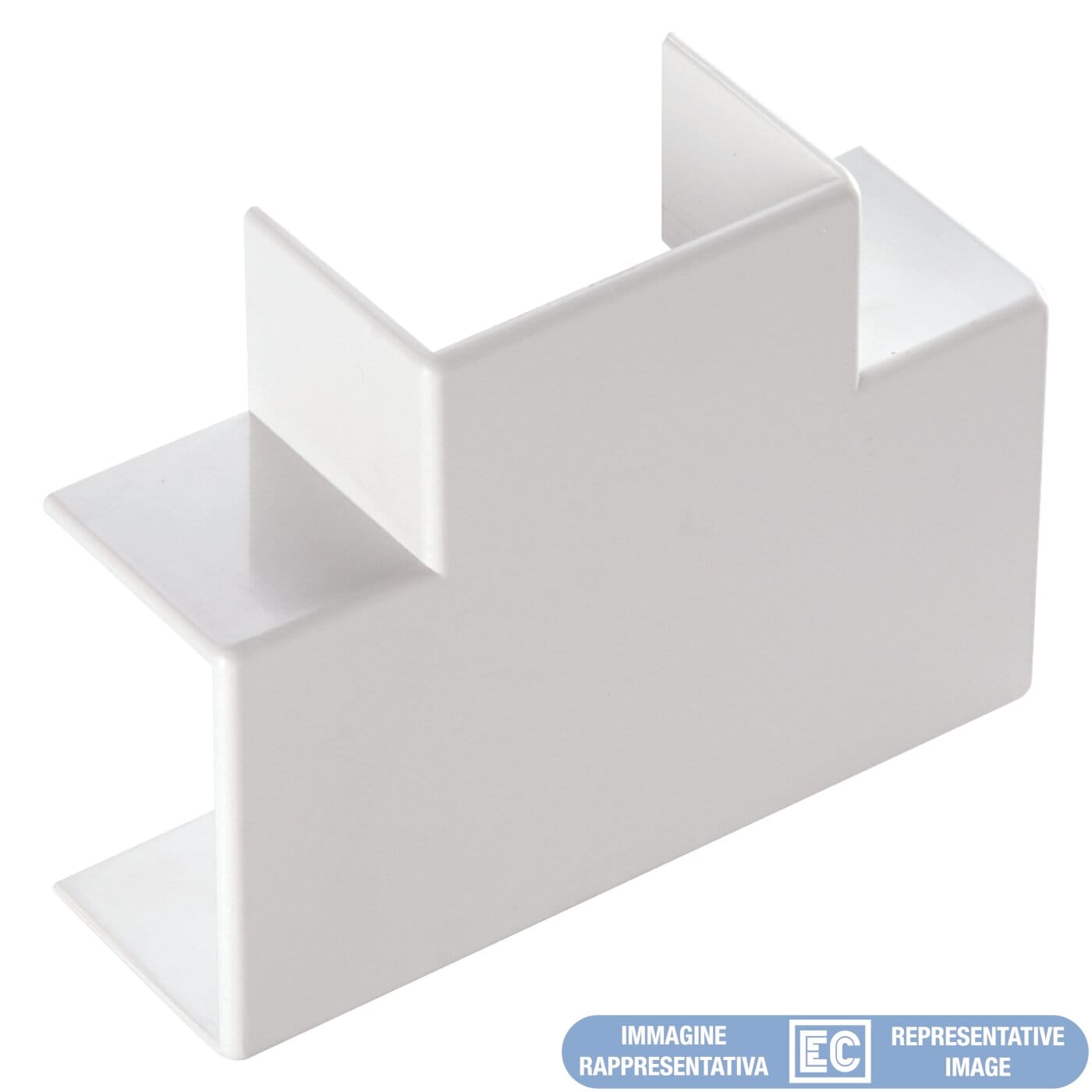 ELETTROCANALI SRL ETNECT6060B GIUNZIONE A T PER CANALE DIM. 60X60 BIAN