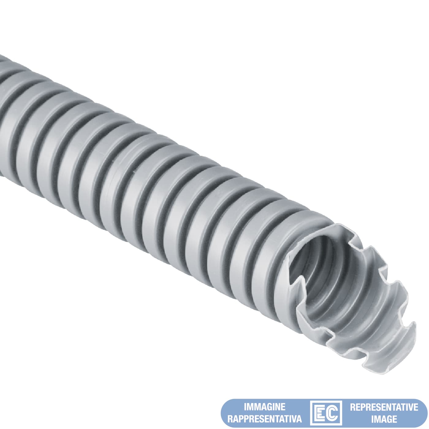 ELETTROCANALI SRL ETNECTC1240 TUBO CORRUGATO PVC 22212 D40 - 25 M