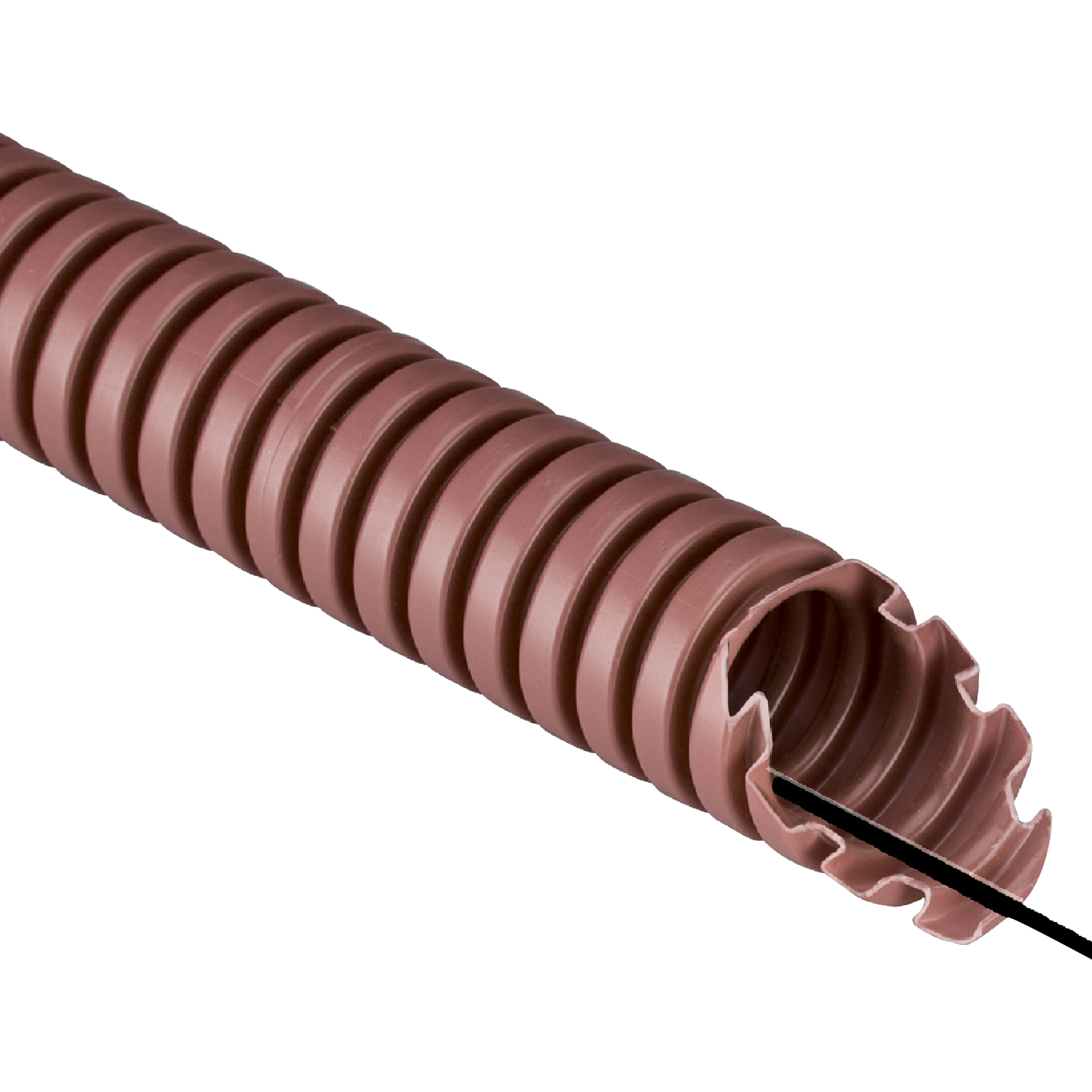 ELETTROCANALI SRL ETNECTC1516TM TUBO CORRUGATO PVC 33212 D16 MARRONETF