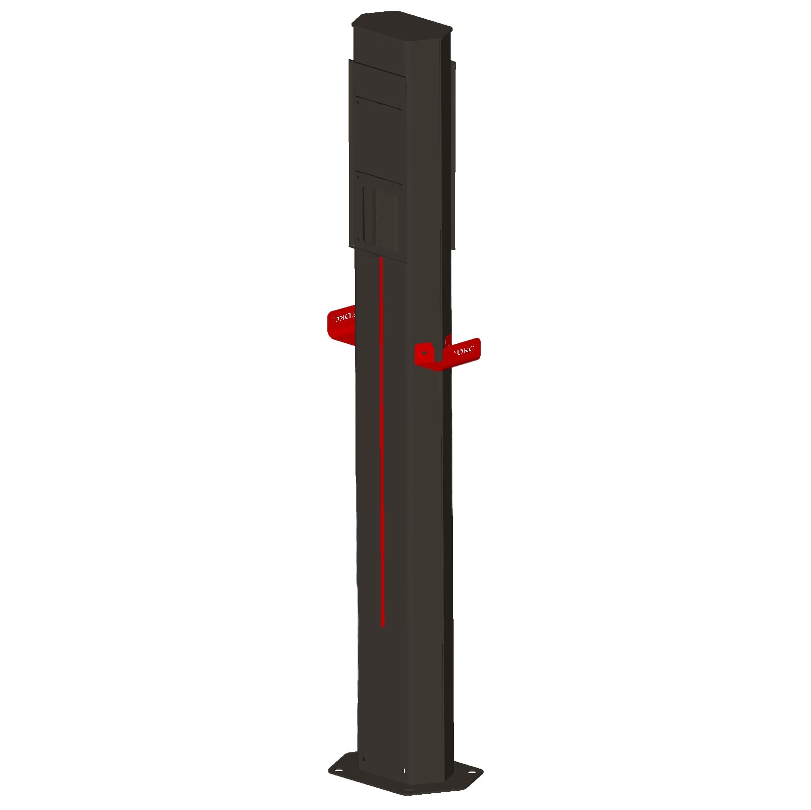 E.Charger NGYECTOTEM2 PIEDISTALLO BIFACCIALE E 2 STAFFE PORTAC