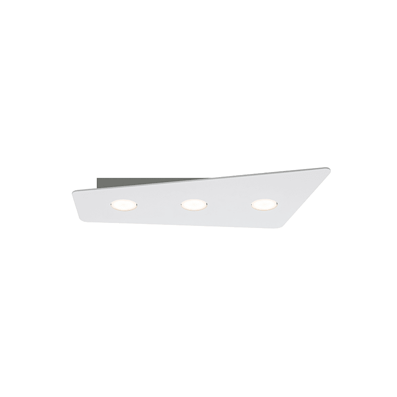 ROSSINI RSSEDG002B PLAFONIERA 3 ELEMENTI BIANCA GX53 IP20