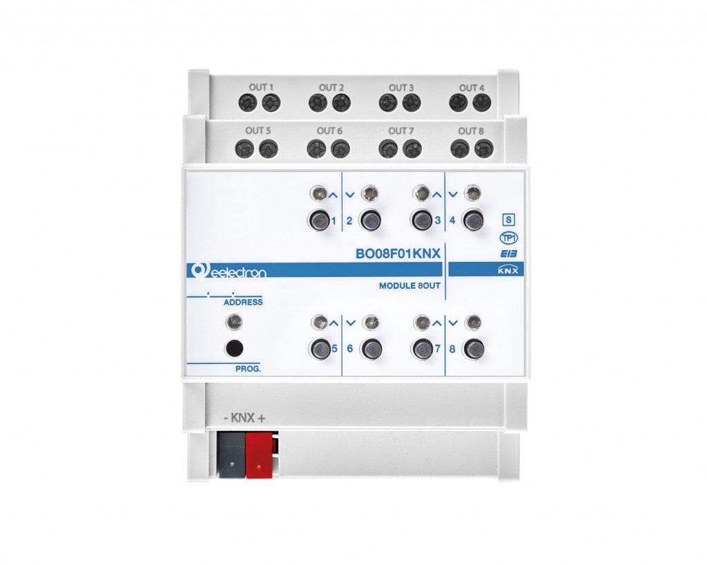 EELECTRON SPA EEXBO08F01KNX MODULO DIN UNIV 8 OUT PLUS