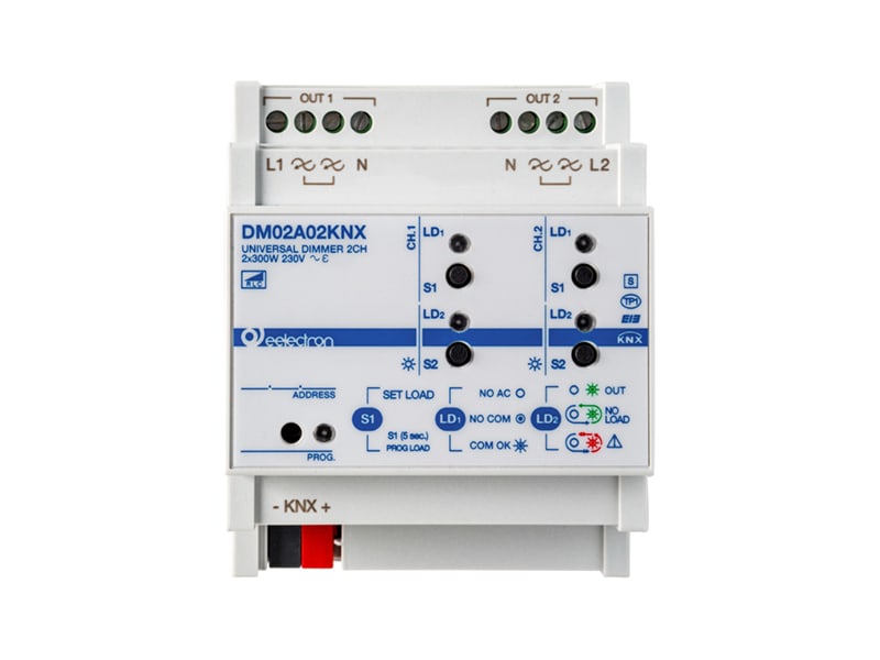 EELECTRON SPA EEXDM02A02KNX DIMMER 2 CANALI - 300W