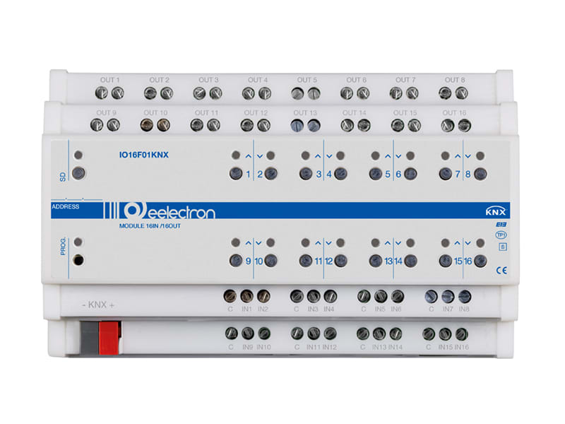 EELECTRON SPA EEXIO16F01KNX MODULO DIN UNIV. 16 IN/16OUT PLUS
