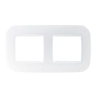 EELECTRON SPA - EEXSK05A01ACC PLACCA DOPPIA 2 MODULI BIANCO