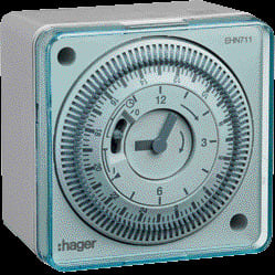 HAGER HAGEHN711 INT. ORARIO GIORN 72X72 RISERV 1SC 13A