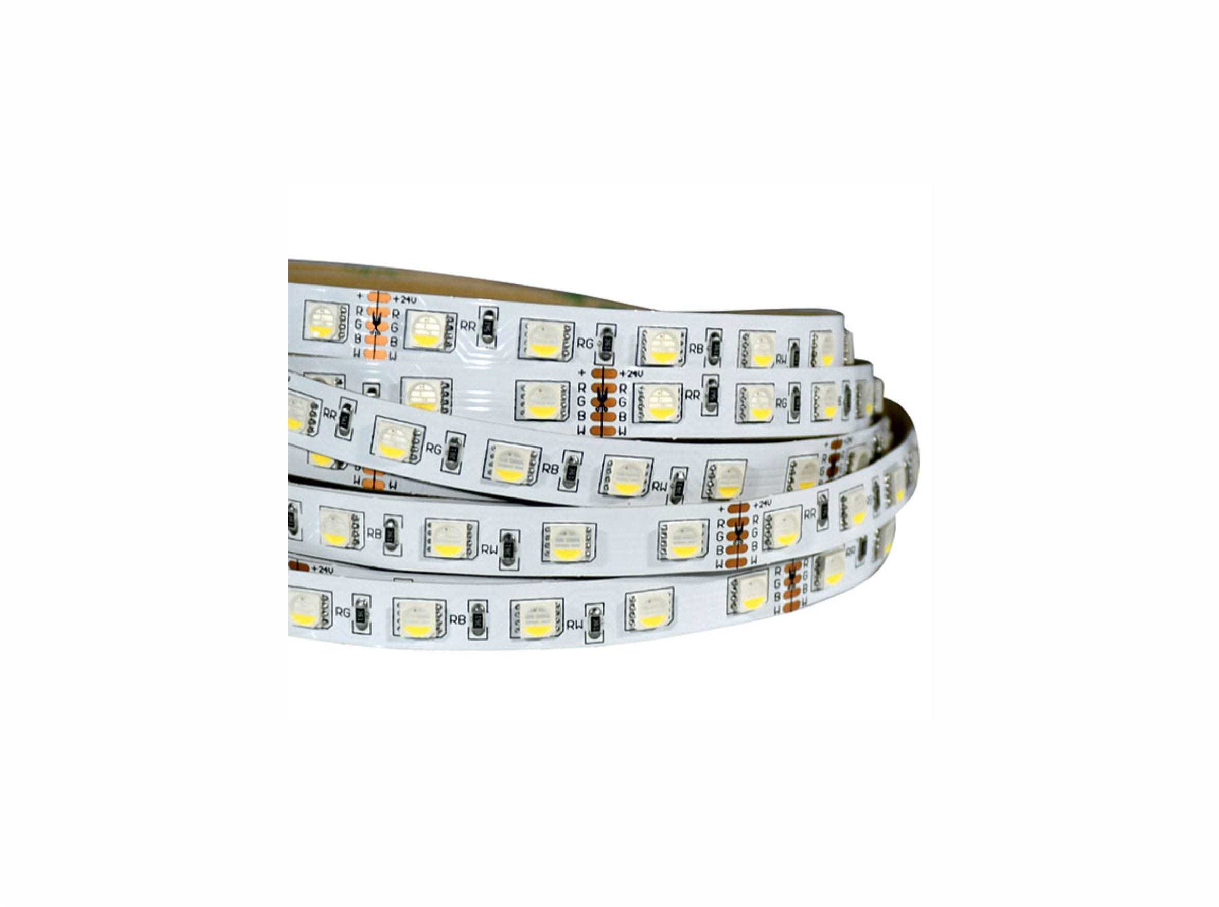 ELCOM SRL - EOW05831 STRIP 60LED/M 14,4W/M RGB+W 27K IP65